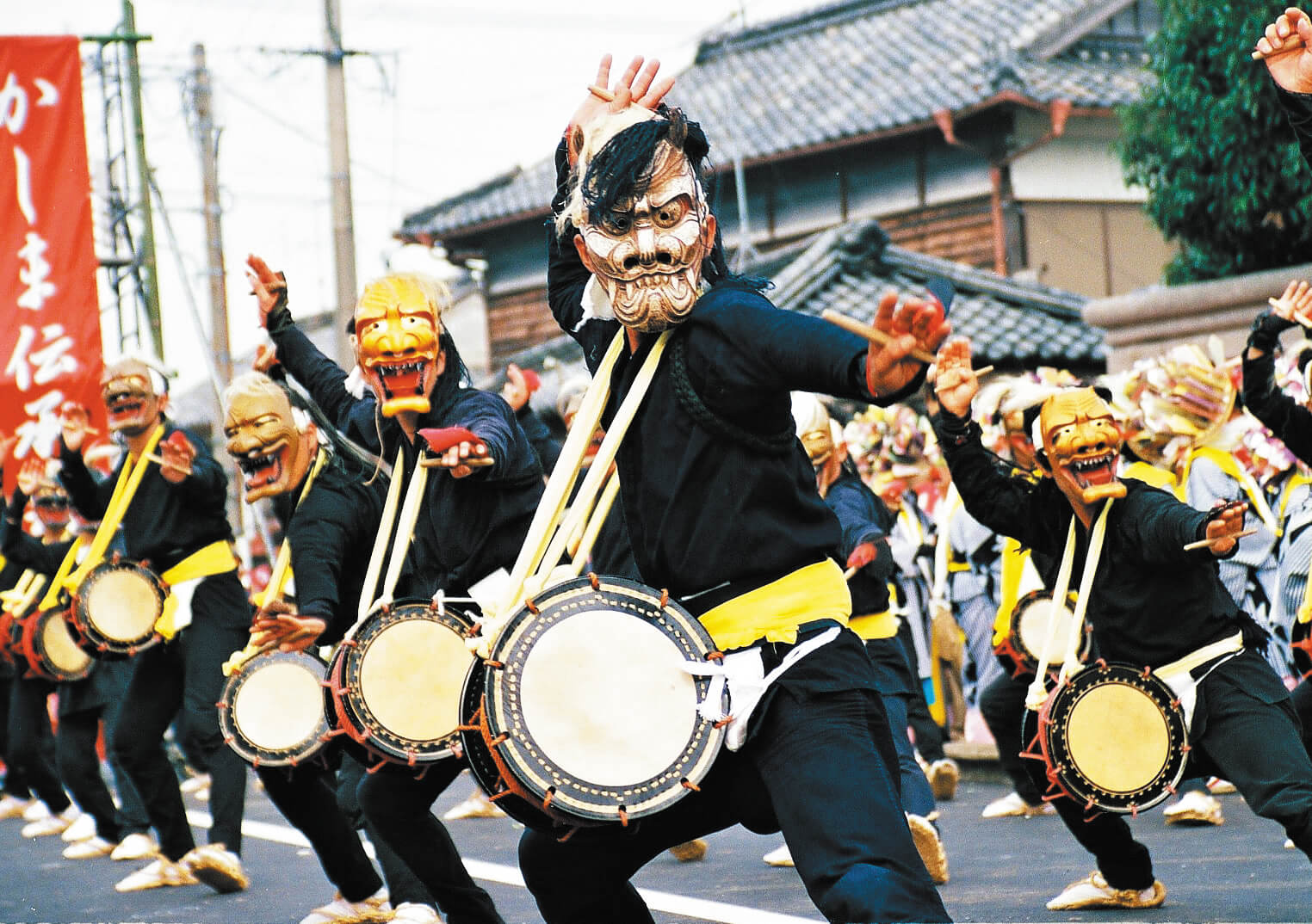 曽根崎の獅子舞